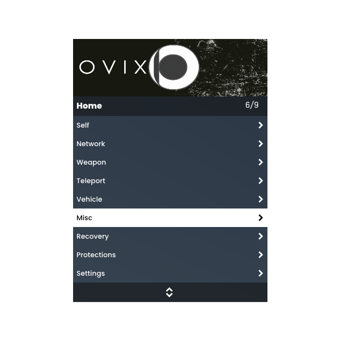 Ovix Mod Menu for GTA V